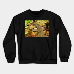 Goanna chilling in the Bush Crewneck Sweatshirt